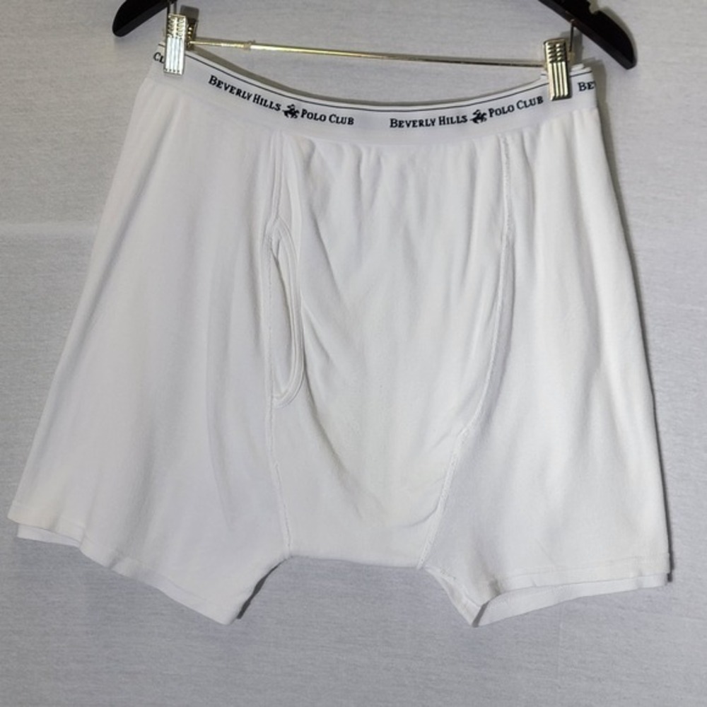 VTG Men's 90s Polo Ralph Lauren Classic White Boxer Brief Size 2xl 42-44